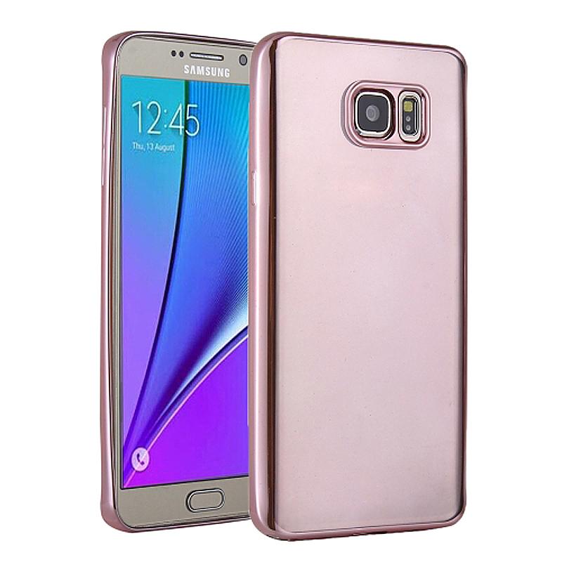 Slim Case for Galaxy S7 - Soft Clear Skin Bumper Anti-Scratch Cover - Pink