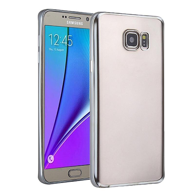 Slim Case for Galaxy S7 - Soft Clear Skin Bumper Anti-Scratch Cover - Silver