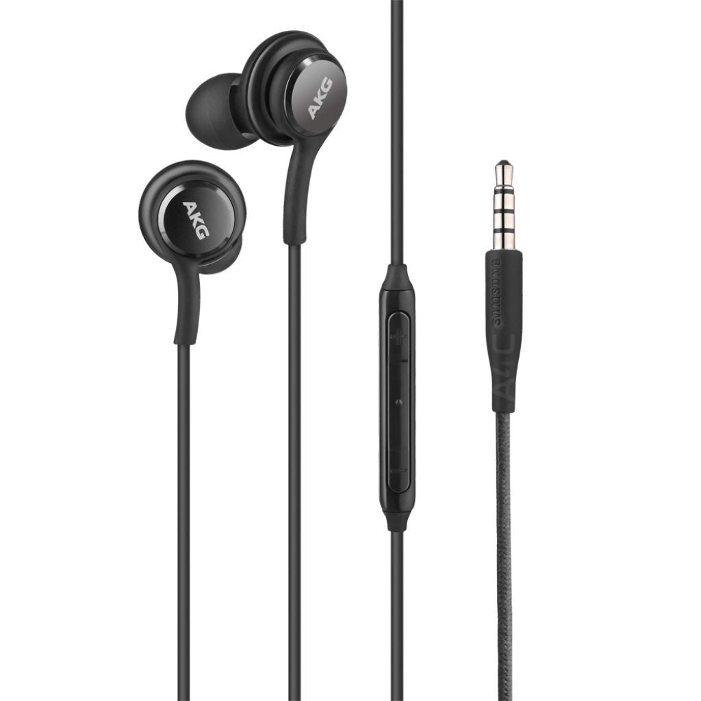 Samsung AKG 3.5mm In-Ear Headphones Galaxy S8 S9 S10 Plus Earphones Stereo Sound EO-IG955 - Black