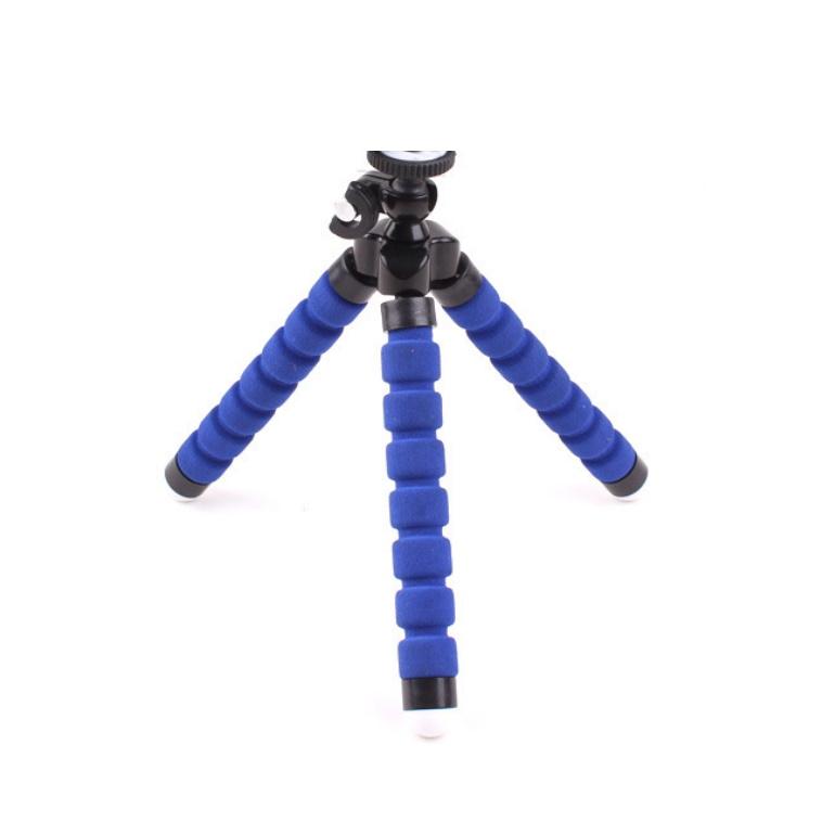 Tripod Mini Octopus Design Handheld Stand Grip Holder Mount - for Universal Cameras, DSLR - Blue